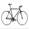 Golden Cycles Fixed Gear Single Speed Bike - Perfect Urban Commuter Bicycle with Front and Rear Brakes - Ideal for Teens and Adults - The Bike Comes in Different Sizes (41cm, Domino) view 2