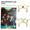 BESPORTBLE 2pcs Billiards Cue Rack Holder Snooker Pool Cue Rest Metal Pole Rack Lightweight Bridge Heads view 3