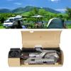 DAUZ Butane Cassette Furnace, Magnetic Suction Valve Heat Conducting Sheet Stainless Steel Outer Foldable Cassette Stove for 10-26cm Pot for Family Picnics (Khaki) view 4