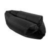 Haofy Inflatable Lounger Air Sofa, Foldable Easy Inflation Abrasion Comfortable Inflatable Sofa Portable for Outdoor (Black) view 3