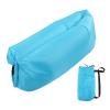 Haofy Inflatable Lounger Air Sofa, Sky Blue, Easy Inflation, Abrasion Resistant, Comfortable, Portable for Outdoor, Large view 1