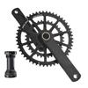 NaLsa Crank Arm Set 165/170/172.5/175 Mm GXP Hollow Integrated 50-34T/52-36T/53-39T Double Tooth Chainring with BSA Bottom Bracket (Color : 52-36T, Size : 165mm) view 1