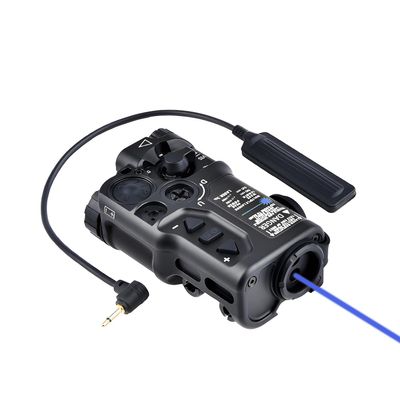 Metal RD X Box Laser Sightswith IR Laser + Red/Green/Blue Laser Sight3-Level Brightness Adjustablewith Pressure Switchfor 23mm Rail