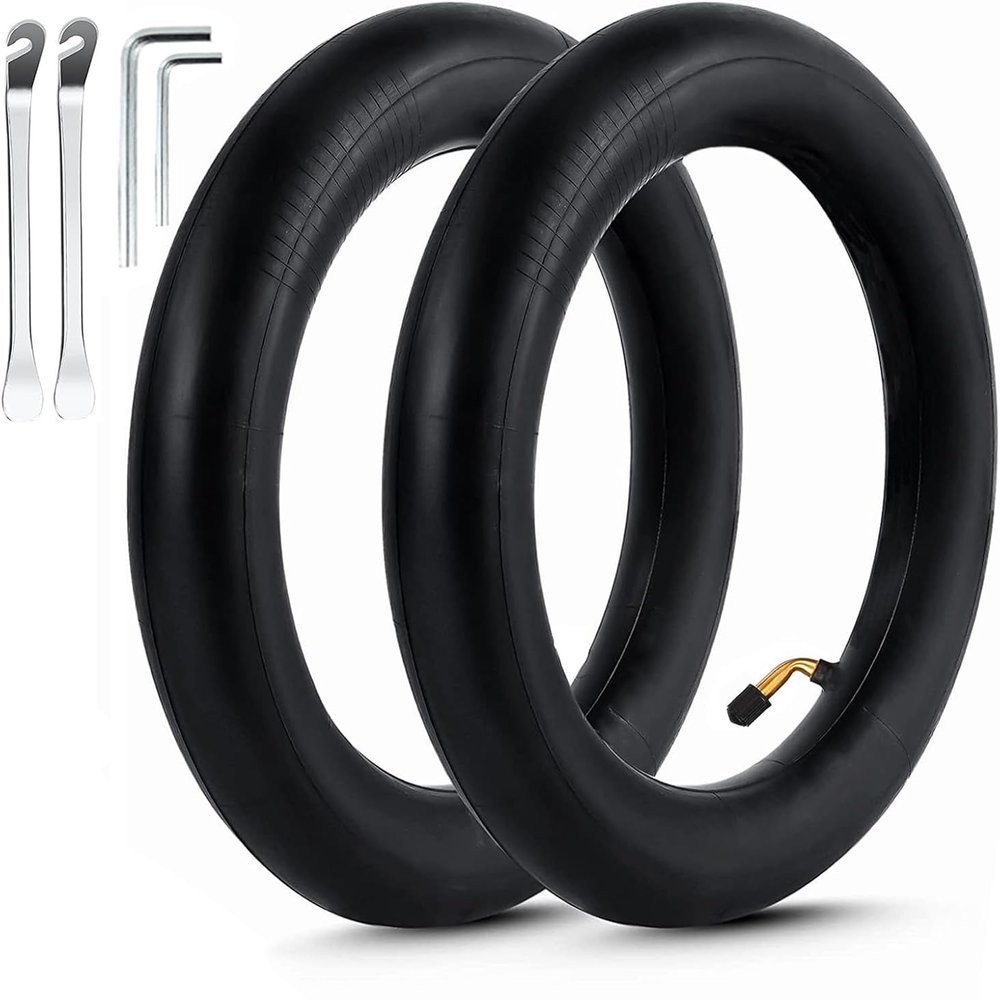 Cooryda Inner Tire,10x2.125 Inner Tube for Electric Scooter Tire Replacement Wheels with 0 Valve Stem for 10inch Tires with 6inch Rims(2 inner)