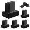 PATIKIL Yoga Blocks & Resistance Band Set, 10 Pack High-Density EVA Foam Yoga Block Bulk 9"x6"x3" Non-Slip Dance Brick Lightweight & 1Pcs Band for Women Gym Stretching Yoga Pilates, Black view 1