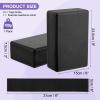 PATIKIL Yoga Blocks & Resistance Band Set, 10 Pack High-Density EVA Foam Yoga Block Bulk 9"x6"x3" Non-Slip Dance Brick Lightweight & 1Pcs Band for Women Gym Stretching Yoga Pilates, Black view 2