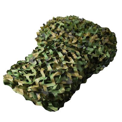 LTSRLL 1.5x1m 1.5x10m 3x5m 10x20m Woodland Camo Netting Camouflage Net Sunshade Mesh Nets for Hunting Blind Camping Outdoor Military Theme Party Decorations (Color : Woodland, Size : 1.5x7m/4.9x23ft)