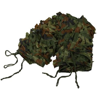 Camo Netting Breathable Windbreak Sunscreen Nets, Greenhouse Shade Netting For Hunting Blind Theme Party Home Decoration Car Cover Military Training ( Color : Woodland , Size : 1.5x12m/4.9X39.4ft )