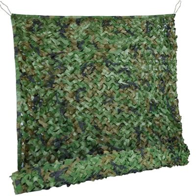 LTSRLL Windbreak Shade Netting Lightweight Durable Camouflage Net Blinds Concealment Net for Camping Military Hunting Bed Curtain Theme Party (Color : Woodland, Size : 3x3.5m/10x11.5ft)