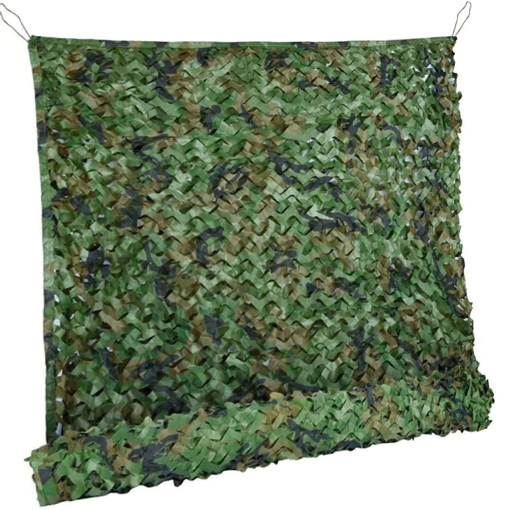 LTSRLL Windbreak Shade Netting Lightweight Durable Camouflage Net Blinds Concealment Net for Camping Military Hunting Bed Curtain Theme Party (Color : Woodland, Size : 3x3.5m/10x11.5ft)