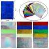 OROOTL Fishing Lure Stickers Eyes Kit, Assorted Holographic Adhesive Flash Lure Tapes 3D/4D/5D Fishing Eyes Reflective Film Stickers for Fly Tying DIY Materials, 303pcs view 3