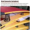 Gymnastics Springboard, Hardwood Gymnastics Springboard for Kids, Heavy Duty Pro Curved Spring Board with Steel Spring & Jump Pad, Vault Gymnastics Equipment for Sports Club/Martial view 4
