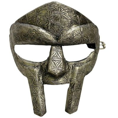 Medieval Antique Mask MF Doom Gladiator Mask Madvillain 18g Mild Steel Face Armor mask Replica Roleplay Warrior costumes