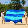 BYDOLL Nylon Beach Blanket Waterproof Sandproof Oversized 7'x7' Suits 1-5 Adults Sand Free Extra Large Blanket Lightweight Soft Picnic Mat for Beach Travel Camping view 3
