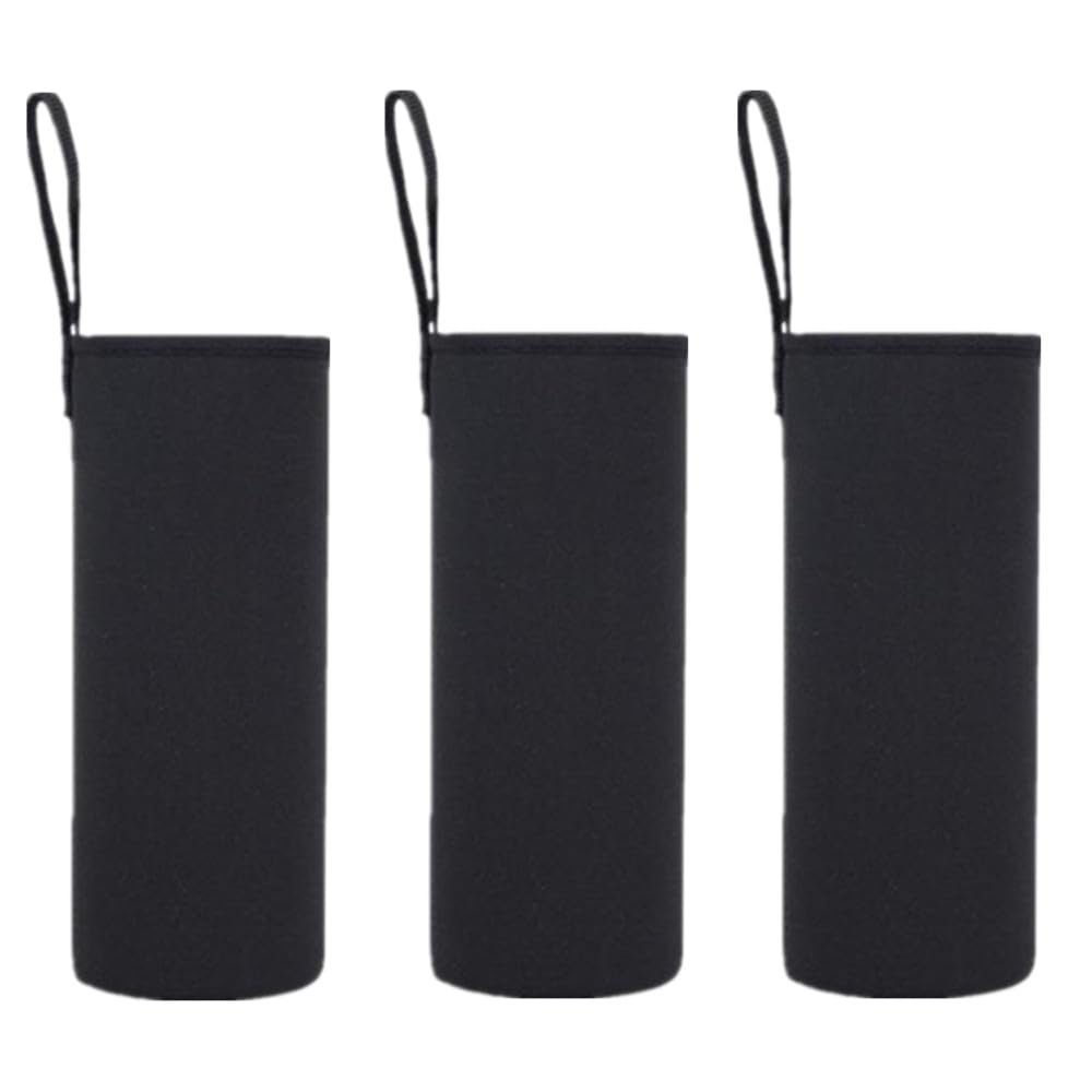 candygirlft Water Bottle Carrier Bag, 25 oz Neoprene Sleeve 24oz Sports Bottle Accessories for Hiking & Travelling (24 oz-3pk)
