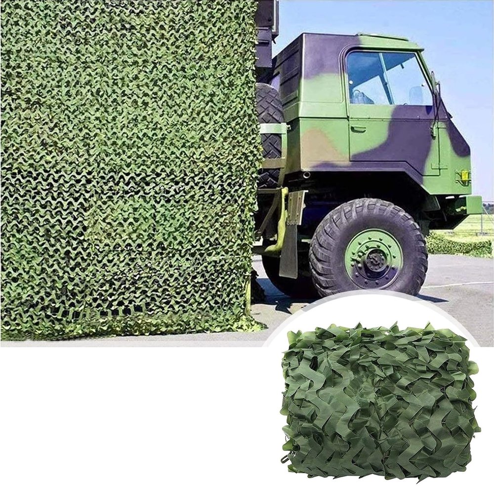 ELZEM Camouflage Netting Hunting Shutters, Green Camo Netting for Kids, Military Net Lightweight Shading Net,1m, 2m, 3m, 4m, 5m, 6m, 10m 12m (Size : 8x10m/26.2x32.8ft)