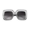 FEISEDY Kids Sunglasses for Girls Oversized Square Sparkling Party Sun Glasses Lightweight Fashion Shades B0053 view 2
