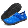 Rechtmien Boys Kid Todder Water Shoes Swim Water Park Barefoot Sports Cute Beach Shoes Non-Slip Lightweight Quick Dry Pool Garden Aqua Shoes Shark 2 Big Kid view 1