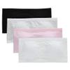 4 Pack Padded Bandeau for Girls - Breathable Cotton Bra Strapless Bralette Wireless Seamless Crop Tops with Removable Pads