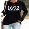 1692 - Halloween '62 - One They Missed & Sweaters - Women's Vintage Sweatshirts & Long Sleeves view 2
