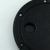 UNKOMN Marine Hardware RV Boat Circular Non Slip Inspection Hatch Marine Deck Plate Access, Plastic, Black, 4 inch view 4