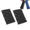 HEEPDD Table Tennis Racket Grip Tape, Heat Shrinkable Handle Sweat Absorbing Band, Black, 4x8cm, 2 Pack view 1