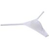 Botmois Men's Solid Stripe Mini Bikini G-string Thong Underwear Minimum Coverage Underpants Tiny Pouch Tangas Sexy T-back White M view 2
