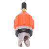 CHICIRIS Oar Valve Adapter High Pressure Heavy Duty Oar Plate Pump Adapter Portable Threaded Connection Leakproof Boats (Orange view 1
