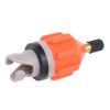 CHICIRIS Oar Valve Adapter High Pressure Heavy Duty Oar Plate Pump Adapter Portable Threaded Connection Leakproof Boats (Orange view 2