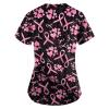 Nurse Uniforms Women Cancer Awareness Shirts Breast Cancer T Shirts Breast Cancer T Shirts for Women Breast Cancer Tshirts Pink Nursing Uniforms 3XL Womens Breast Cancer Awareness Shirts view 2