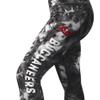 MSX by Michael Strahan Women's Black Tampa Bay Buccaneers Aubrey Tie-Dye Leggings view 2