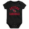 Outerstuff Newborn & Infant Black/Cardinal/Heather Gray Arizona Cardinals Three-Pack Eat, Sleep & Drool Retro Bodysuit Set view 4