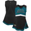 Outerstuff Girls Infant Black Jacksonville Jaguars Cheer Captain Jumper Dress view 1
