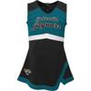 Outerstuff Girls Infant Black Jacksonville Jaguars Cheer Captain Jumper Dress view 2