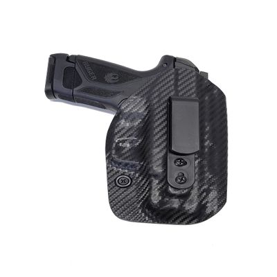 Aggressive Concealment Tuckable Inside Carry IWB Kydex Holster fits Ruger Security 380 (Black, Right)