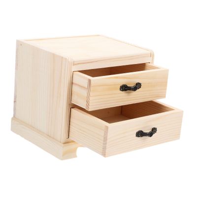 ABOOFAN Luxury Wooden Jewelry Box Lockable Organizer Box Smooth Surface Home Storage