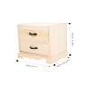 ABOOFAN Luxury Wooden Jewelry Box Lockable Organizer Box Smooth Surface Home Storage view 3