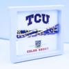 Color Shout for TCU School Colors: Set of 6 Beaded Stretch Bracelets view 2