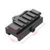 TPO QT05-5 0.5" 5-Slot Low Profile Picatinny Riser Mount with Quick Release for Red Dots, Scopes, Optics, Flashlight (1PC) view 3