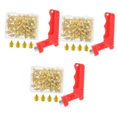 BESPORTBLE 3 Sets Golf Shoe Spikes Replacement Track Spikes Carbon Fiber Shot Put Shoes Replacement