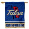 College Flags & Banners Co. Tulsa Hurricanes Gold Panel Logo House Flag Banner view 1