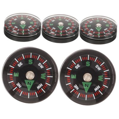 5Pcs mini Compass mini Accessories Kids Compass Camping Accessories Small Portable