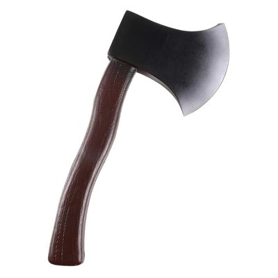 Aiffort Halloween Foam Axe Fake Axe Hatchet Props Realistic Felling Axe for Halloween Costume Cosplay Party Trick Props 1Pcs
