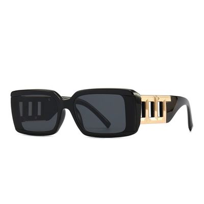 XLUMIO For Women Chain Leg Hip Hop Sun Glasses Men Hip Hop Eyewear Vintage Small Crystal Shiny Sunglasses,1,one size