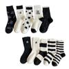 Women Crew Socks Mid Calf Ankle High Cute Sport Casual Soft Warm Size 5-9 (10 pairs combo (all)) view 1
