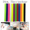 144 Pieces Spoke Skins Spoke Covers Plastic Bicycle Spoke Skins Wraps Colorful Bike Wheels Decorations, 24CM/9.45Inch view 3