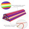 144 Pieces Spoke Skins Spoke Covers Plastic Bicycle Spoke Skins Wraps Colorful Bike Wheels Decorations, 24CM/9.45Inch view 4