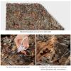 BASSDASH Camo Netting Camouflage Mesh Water Resistant for Hunting Blind Party (Autumn Forest, 5x6.5ft (1.5x2M)) view 3