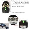 2 in 1 Multifunction Handlebar Bike Front LED Light Headlight Fog Head Lamp and Bicycle Electronic Horn Bell Safety Crisp Clear Siren Ring Alarm Speaker Cycling Accessories (Orange) view 4