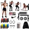 Pilates bar kit Multiple Fitness bar with Resistance Bands, Ab Rollers.Core Strength Training Equipment. Squat Machine for Men and Women.Portable Home Gym Pilates bar kit for Full Body Training Women view 2